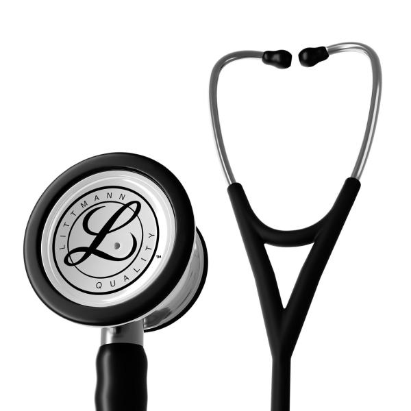 Littmann Cardiology IV 6177C Satin Schwarz Spiegel-Finish