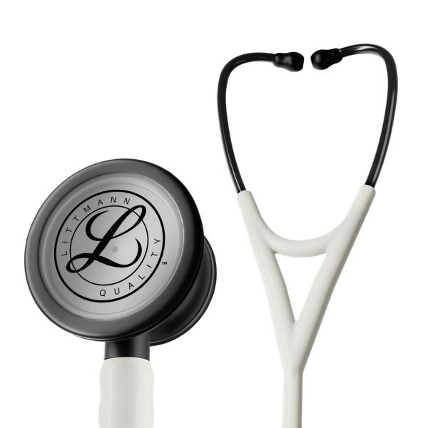 Littmann Cardiology IV 6186C Satin Alabaster Schwarz