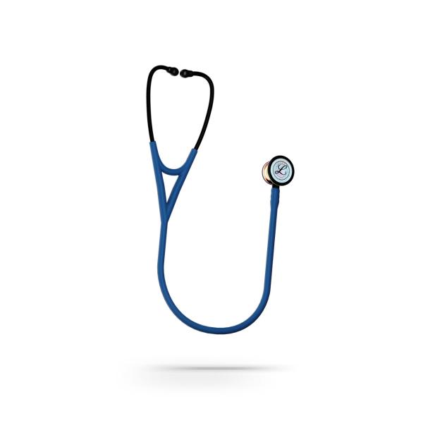 Littmann Cardiology IV 6242C Satin Navy Regenbogen-Finish – schräge Gesamtansicht